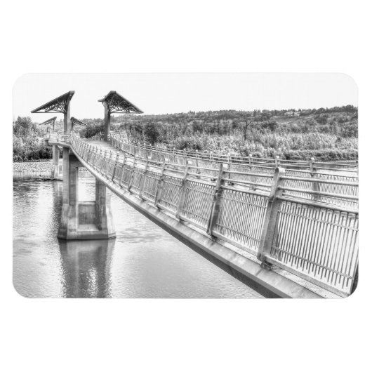 Magnet Flexible Passerelle au-dessus de la rivière Saskatchewan No (Horizontal)