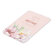 Magnet Flexible Pastel Aquarelle Florales Vous Aimez Maman Minimal (Côté Gauche)