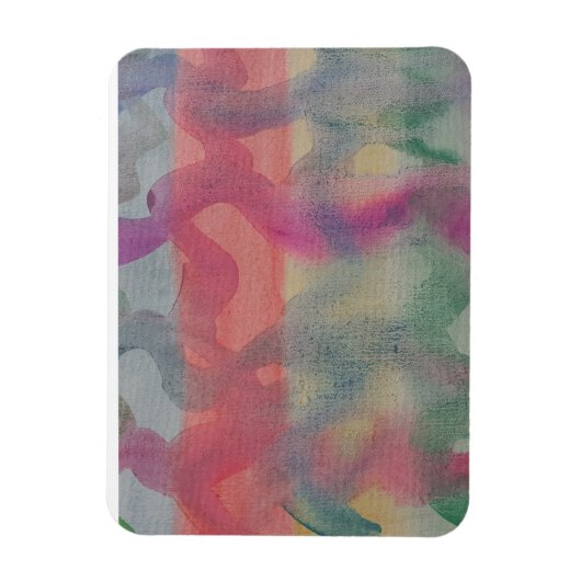 Magnet Flexible Pastel Art Abstrait (Vertical)
