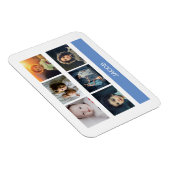 Magnet Flexible Pastel Blue Custom Photo - Personalized (Côté Droit)