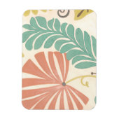 Magnet Flexible Pastel Floral Vines et Feuilles sur Arrière - plan (Vertical)