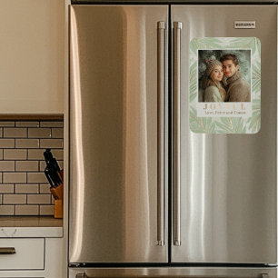 Magnet Flexible Pastel Green Palm Tree Holiday