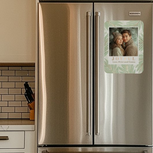 Magnet Flexible Pastel Green Palm Tree Holiday