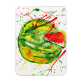 Magnet Flexible pastèque Abstraite couleur vive (Vertical)