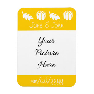 Magnet Flexible Patch citrouille dans l'aimant Jaune Enregistrer l