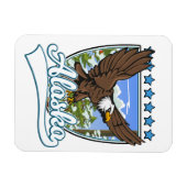 Magnet Flexible Patch de voyage Alaska (Horizontal)
