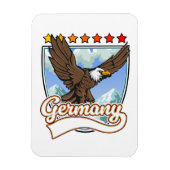 Magnet Flexible Patch de voyage en Allemagne (Vertical)