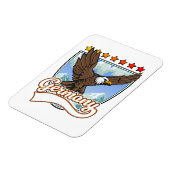 Magnet Flexible Patch de voyage en Allemagne (Côté Gauche)