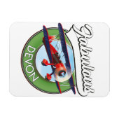 Magnet Flexible Patch de voyage fabuleux Devon. (Horizontal)