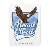Magnet Flexible Patch de voyage Mont Elbert (Vertical)