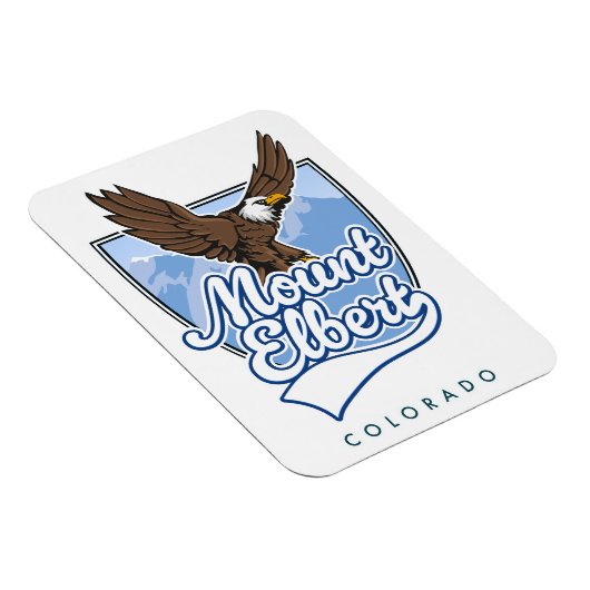 Magnet Flexible Patch de voyage Mount Elbert (Côté Droit)