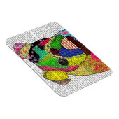 Magnet Flexible Patchwork Bulldog (Côté Droit)