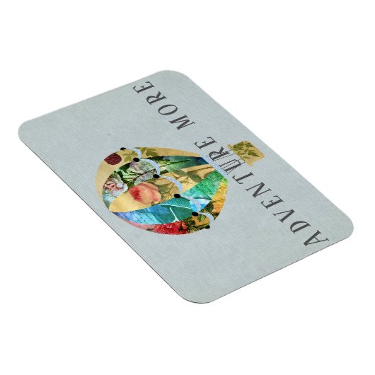 Magnet Flexible Patchwork Hot Air Balloon (Côté Droit)