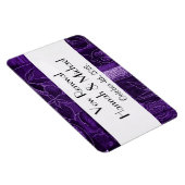Magnet Flexible Patchwork Motif, Patchwork violet, Renouvellement  (Côté Droit)