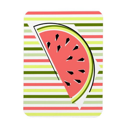 Magnet Flexible Pâte de pastèque mince (Vertical)