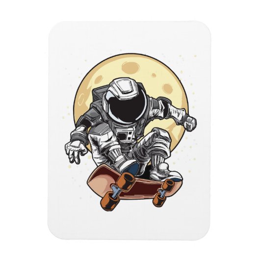 Magnet Flexible Patin Astronaute (Vertical)