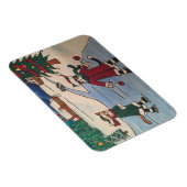 Magnet Flexible Patinage sur glace de Noël (Côté Droit)