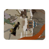 Magnet Flexible Patinage sur glace sur le lac gelé (Horizontal)