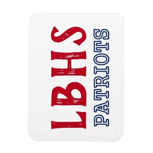 Magnet Flexible Patriotes du Magnet-LBHS (Vertical)