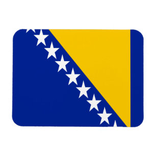 Magnet Flexible Patriotic Bosnia Herzegovina Flag