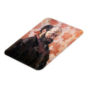 Magnet Flexible Paul Cezanne - Autoportrait avec arrière - plan ro (Côté Gauche)