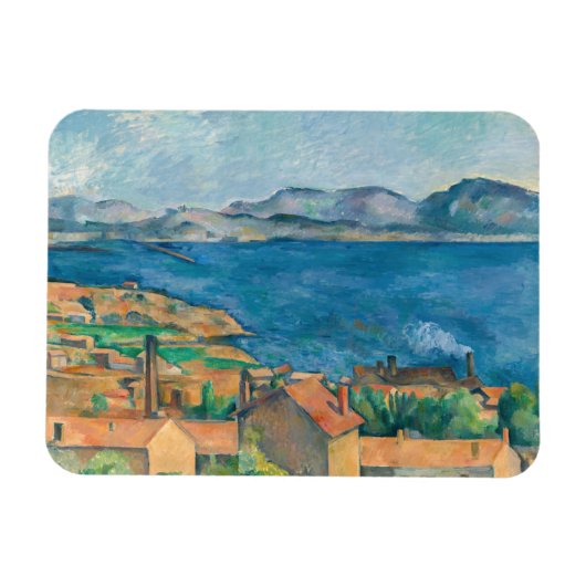 Magnet Flexible Paul Cezanne - Baie de Marseille, vue d'Estaque (Horizontal)