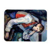 Magnet Flexible Paul Cezanne - Garçon dans la veste rouge (Horizontal)