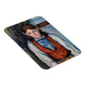 Magnet Flexible Paul Cezanne - Garçon dans la veste rouge (Côté Droit)