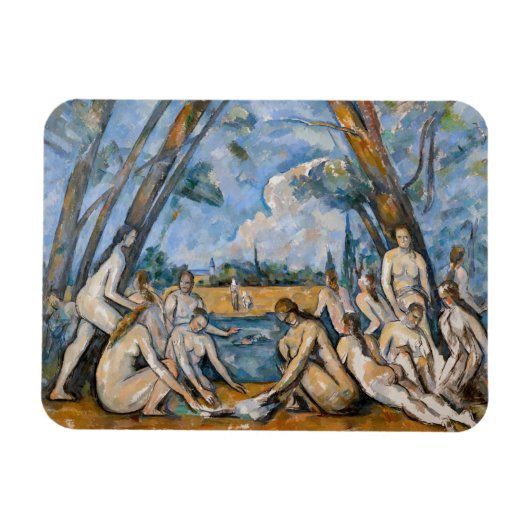 Magnet Flexible Paul Cezanne - Les Grandes Baignoires (Horizontal)