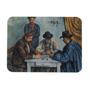 Magnet Flexible Paul Cezanne les joueurs de carte