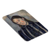Magnet Flexible Paul Cezanne - Madame Cezanne avec cheveux loosené (Côté Droit)