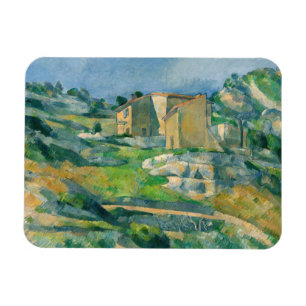 Magnet Flexible Paul Cezanne - Maisons en Provence, Vallée du Riau