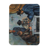 Magnet Flexible Paul Cezanne | The Card Players (Vertical)