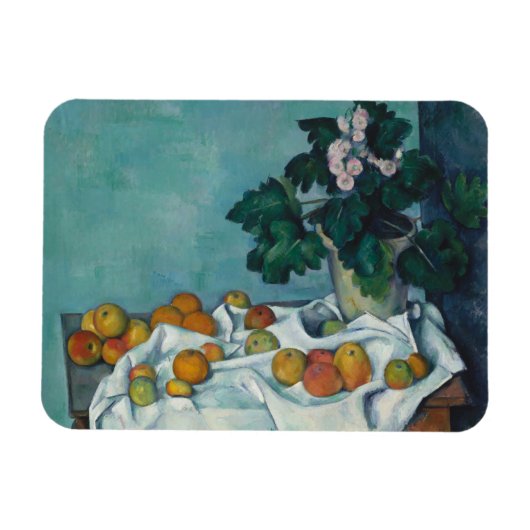 Magnet Flexible Paul Cezanne | Vie morte avec des pommes et un pot (Horizontal)