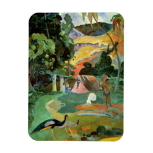 Magnet Flexible Paul Gauguin  Matamoe ou, Paysage avec des Peacock