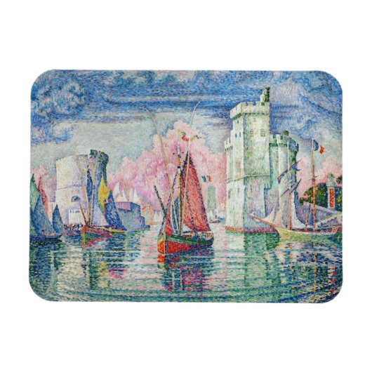 Magnet Flexible Paul Signac - Entrée du port de La Rochelle (Horizontal)