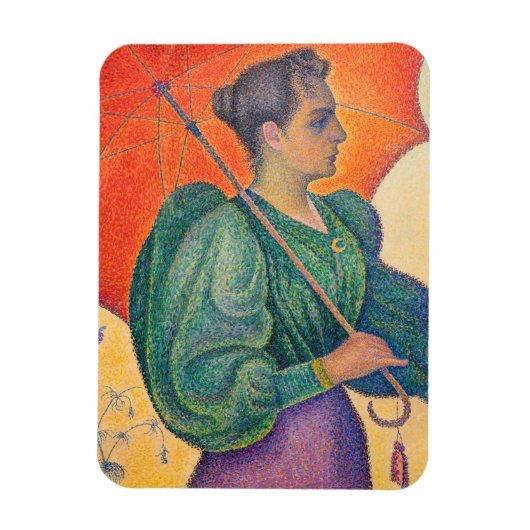 Magnet Flexible Paul Signac - Femme avec un parasol (Vertical)
