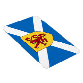 Magnet Flexible Pavillon écossais - Croix & Lion (Côté Droit)