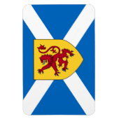 Magnet Flexible Pavillon écossais - Croix & Lion (Vertical)