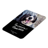 Magnet Flexible Pawsome Howlidays | Funny Dog Photo Holiday (Côté Gauche)