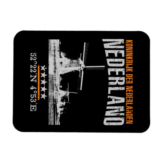 Magnet Flexible Pays-Bas (Horizontal)