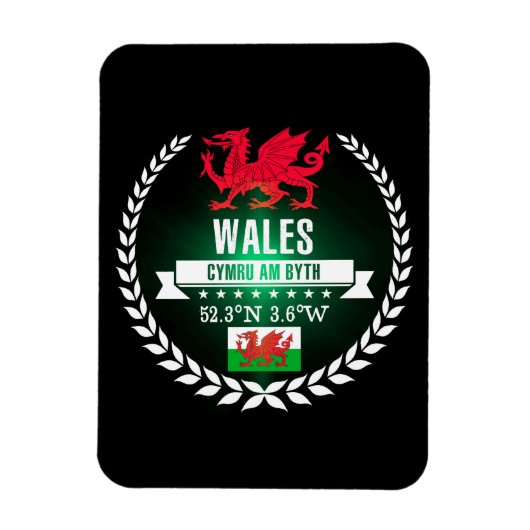 Magnet Flexible Pays de Galles (Vertical)