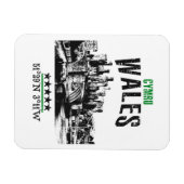 Magnet Flexible Pays de Galles (Horizontal)