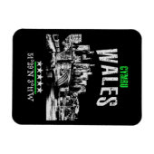 Magnet Flexible Pays de Galles (Horizontal)