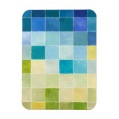 Magnet Flexible Paysage avec des Carrés multicolores (Vertical)
