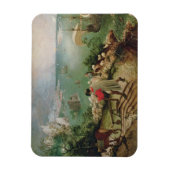 Magnet Flexible Paysage avec la chute d'Icarus, c.1555 (Vertical)