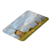 Magnet Flexible Paysage avec moulins à vent et moutons (Côté Gauche)