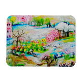 Magnet Flexible Paysage d'aquarelle 2 (Horizontal)