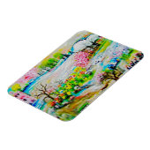 Magnet Flexible Paysage d'aquarelle 2 (Côté Gauche)