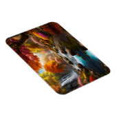 Magnet Flexible Paysage d'automne Cascades dans le parc (Côté Droit)